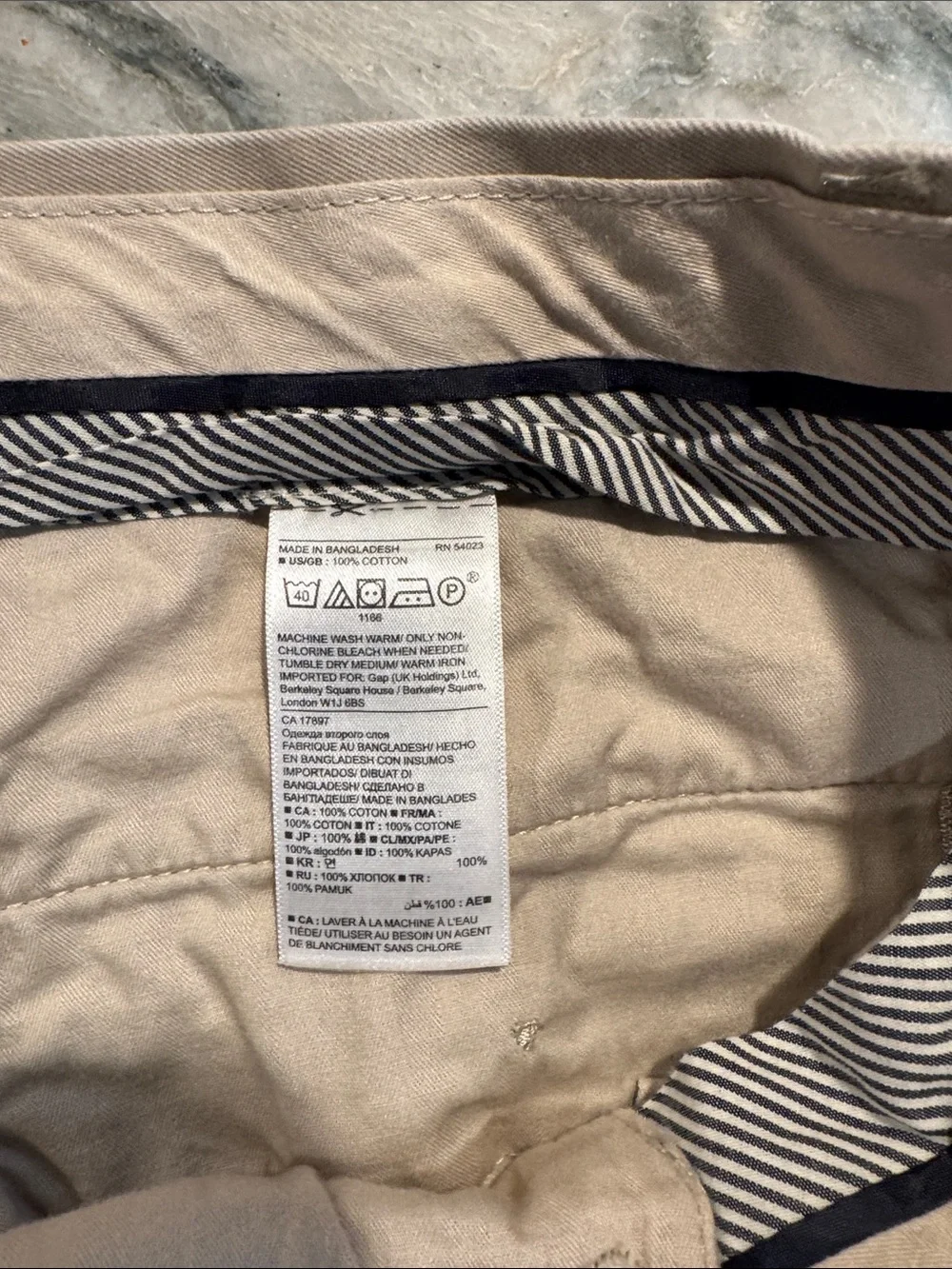 Banana Republic Tan Chino Pants